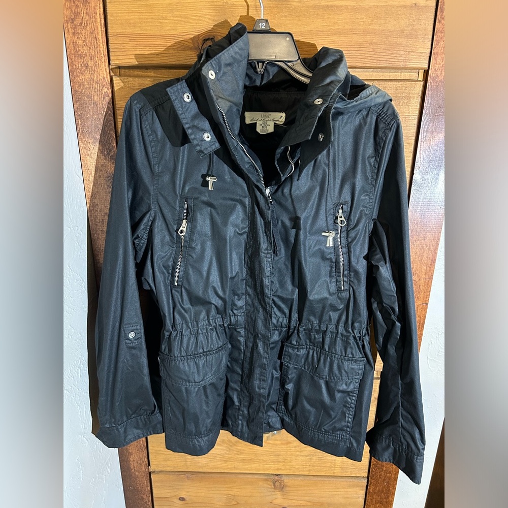 H&M Black Raincoat